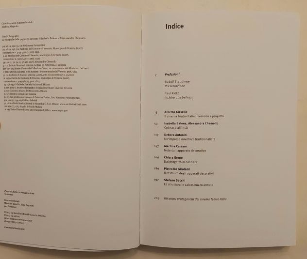 Venezia.Cinema Teatro Italia.Restauro e riuso di Alberto Torsello 1°Ed.Marsilio, - Foto 7