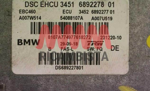34 51 6899028 BMW X4 centralina ABS gruppo pompa TRW
