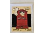 Filatelia Poste It. da Euro 0.60, del 2008, raffigura "Europa CEPT La lettera"