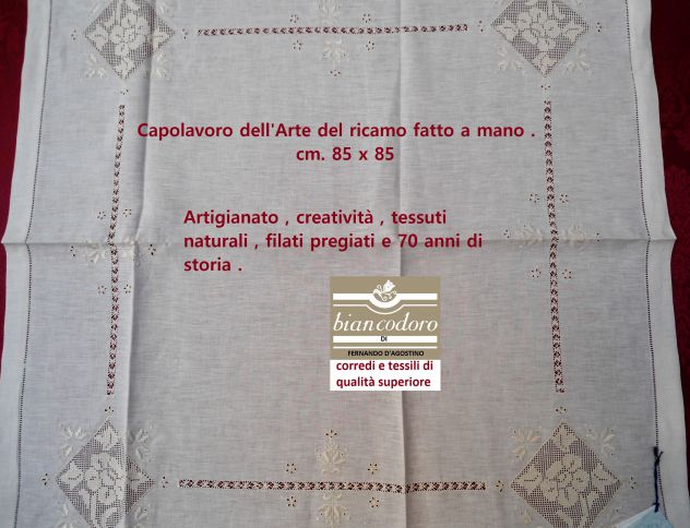 centrini e complementi arredo ricamati a mano ( vari modelli ) - Foto 7