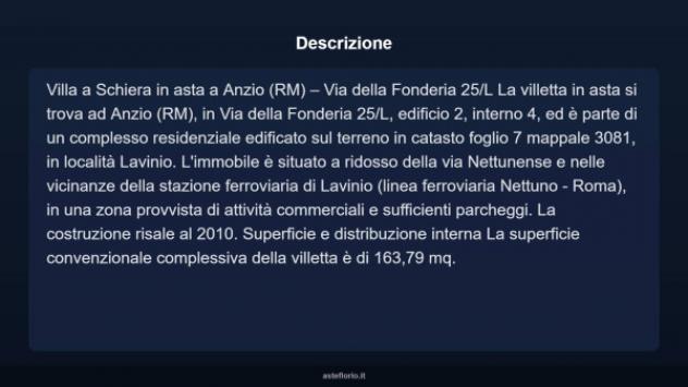 Immobile in asta di 163 m², box auto in vendita a Anzio - Foto 5