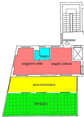 MONZA CENTRO STORICO - AFFITTASI MONOLOCALE CON TERRAZZO - Foto 16