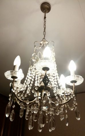 LAMPADARIO A GOCCIA 6 LAMPADINE