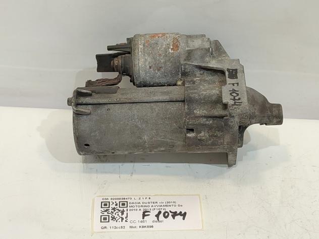 MOTORINO D' AVVIAMENTO DACIA Duster 1° Serie 8200836473 K9K896 diesel 1461 (1017)
