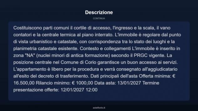 Immobile in asta di 85 m² in vendita a Corio - Foto 6