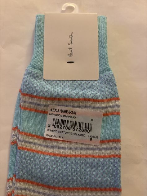CALZE NUOVE DA UOMO FIRMATE ORIGINALI”PAUL SMITH”MADE IN ITALY - Foto 5