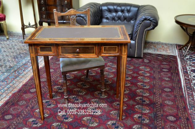 Scrittoio-console stile Luigi XVI cm 80 - Foto 5