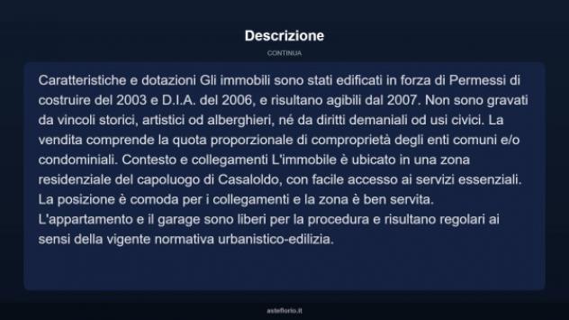 Immobile in asta di 96 m², box auto in vendita a Casaloldo - Foto 12