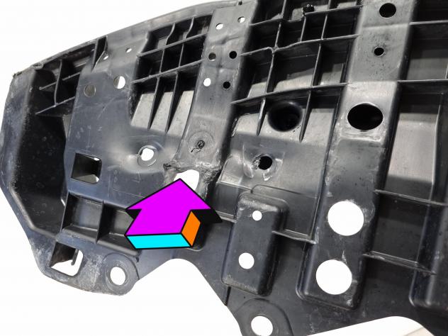 CARTER PARAURTI ANTERIORE INFERIORE TOYOTA Yaris Serie 52618-0D040 (1416) - Foto 10