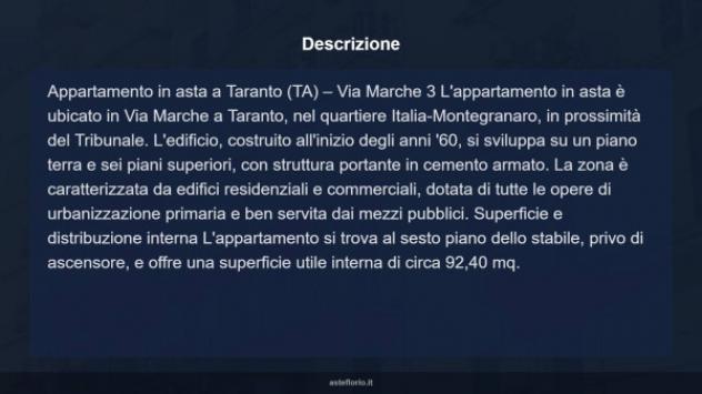 Immobile in asta di 92 m² in vendita a Taranto - Foto 18