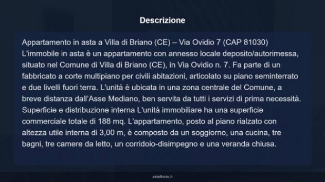 Immobile in asta di 188 m², box auto in vendita a Villa di Briano - Foto 17