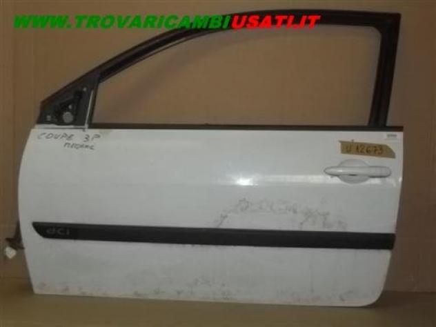 PORTA S. BIANCA RENAULT MEGANE (D95) Coupe'  Carrozzeria  Lamierati esterni  Porte  Porta ant. sx. RENAULT - MEGANE Coupe - 01-02-2009 - 01-04-2012