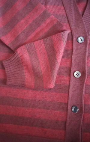 CARDIGAN CORTI BLU E ROSSO ROMEO GIGLI - Foto 9
