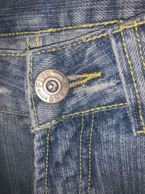 JEANS MESSI 2 VOLTE PERFETTI DA DONNA VINTAGE IN COTONE - Foto 3