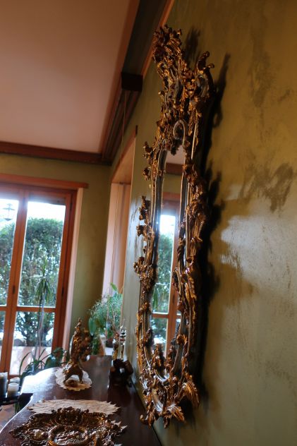 SPECCHIERA IN LEGNO DORATA - Foto 2