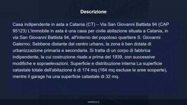 Immobile in asta di 164 m² con più di 5 locali e box auto in vendita a Catania - Foto 17