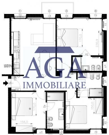 APPARTAMENTO di 4 vani e di 100 mq (TREVISO) rif. AR88 - Foto 19