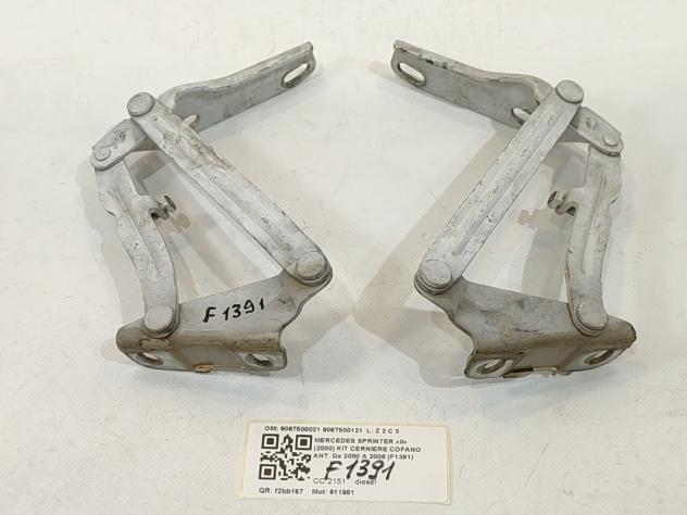 CERNIERE COFANO ANTERIORE DX E SX MERCEDES Sprinter 313 Serie 9067500021 9067500121 611981 (9805) - Foto 2