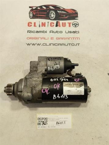 MOTORINO D' AVVIAMENTO MERCEDES Classe B W246 2° Serie A6459060300 651901 diesel 1796 (12)