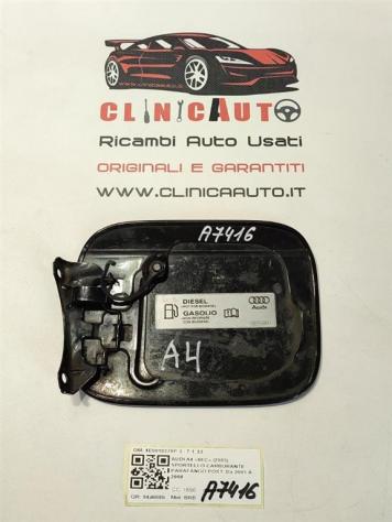 SPORTELLINO CARBURANTE AUDI A4 Berlina (8E) 4E0010376P BRB (0407) - Foto 2