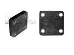 -FLANGE DI MONTAGGIO PER GANCI DI TRAINO GIREVOLI FI42–FI50
