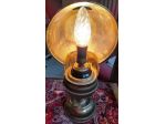 lume in ottone a lanterna  funzionante h.30 cm.