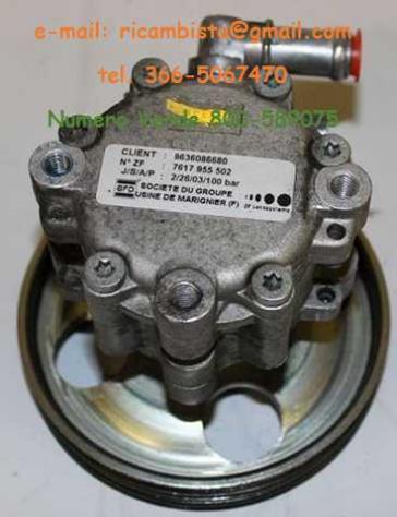 40076A 40077A 40078A 5277FO 9636086680 7617955502 Citroen C5 Servopompa