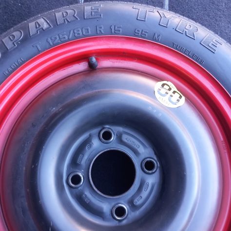 Ruotino di scorta 15 Ford Fiesta / B Max 125 80 R15 95M Pirelli - Foto 5