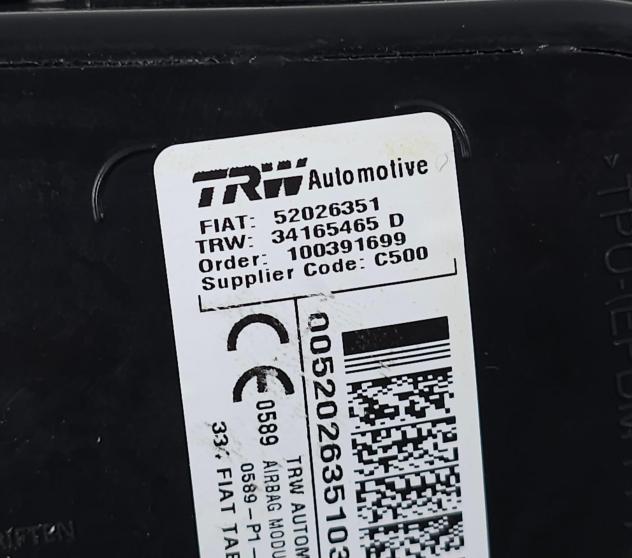 AIRBAG SEDILE SINISTRO FIAT 500 X Serie 52026351 (15) - Foto 10