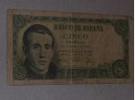 BANCONOTA CINCO PESETAS SPAGNA-U5299882