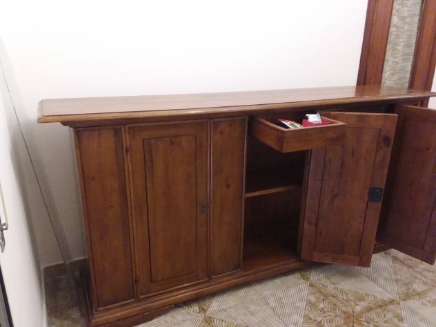 Mobile in legno + specchio + mobili Ikea + televisore - Foto 4