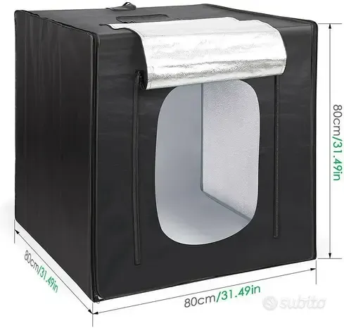 Box Fotografico 80cm x80cm Amzdeal Studio - Foto 4