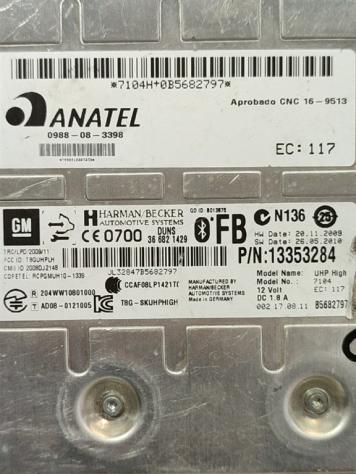 CENTRALINA BLUETOOTH TELEFONO OPEL Insignia Berlina 13353284 366821429 A20DT (0817) - Foto 3