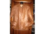 Giacca donna in vera pelle modello casual tg.42 col marrone chiaro