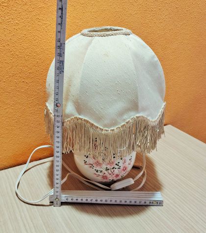 Lampada da Tavolo Vintage fiori di ciliegio - Foto 5
