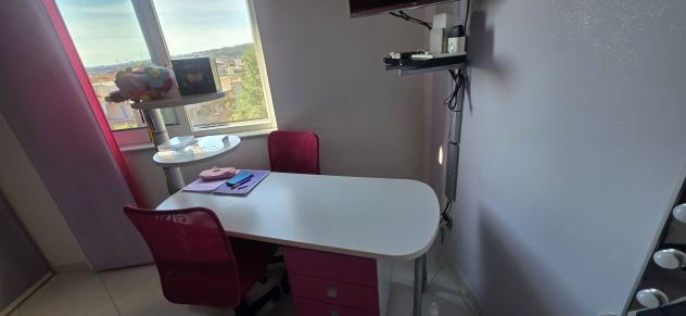 Libreria,scrivania doppia,sedie cameretta Giessegi - Foto 2
