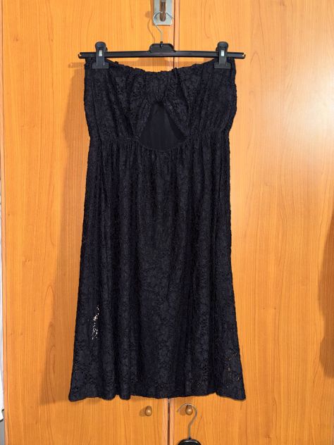 MINI ABITO/VESTITO OTTIME CONDIZIONI,PIZZO NERO,ELASTICIZZATO,MARCA URBAN CLASSI - Foto 2