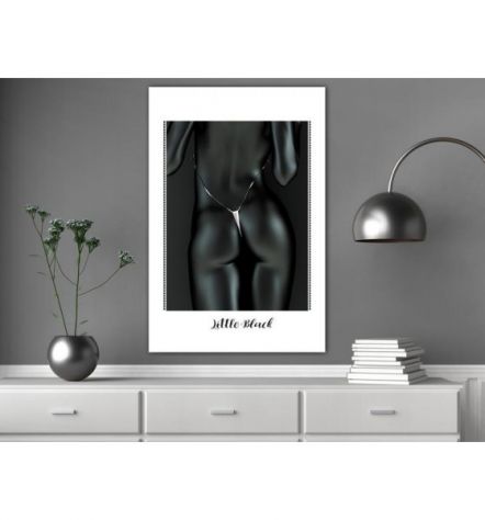 Quadro Donna Ragazza Africana Di Spalle - ARREDALACASA - Foto 2