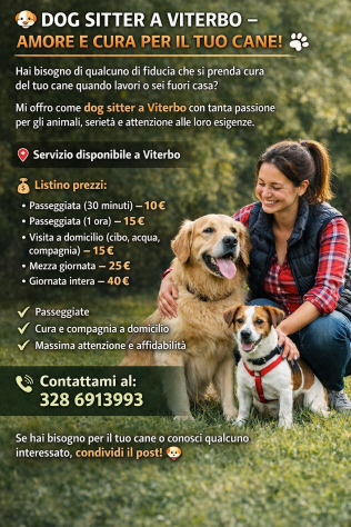 Dog sitter