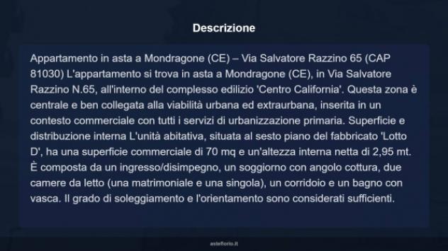 Immobile in asta di 70 m² in vendita a Mondragone - Foto 13