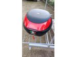 Baule case bauletto posteriore nero e piastra moto scooter 37 L Faco 898