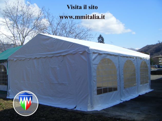 Tendoni per Eventi Pubblici 5 x 6 Mt, telo in pvc Ignifugo - Foto 3