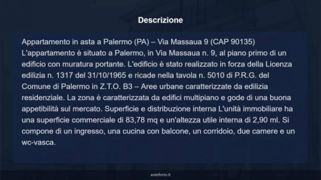 Immobile in asta di 83 m² in vendita a Palermo - Foto 16