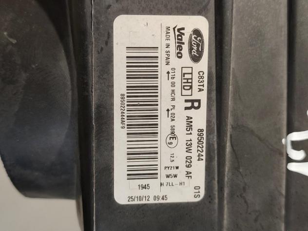 FARO ANTERIORE DESTRO FORD C - Max Serie AM5113W029AF MUDA (10) - Foto 5