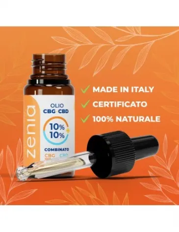 Zenia Olio CBG 10% + CBD 10% - Foto 7