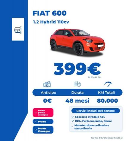FIAT 600 1.2 hybrid Sport 110cv auto rif. 24182681 - Foto 4