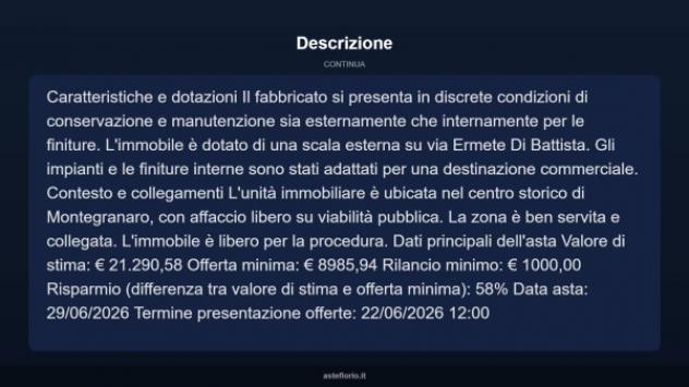 Immobile in asta di 50 m² in vendita a Montegranaro - Foto 7