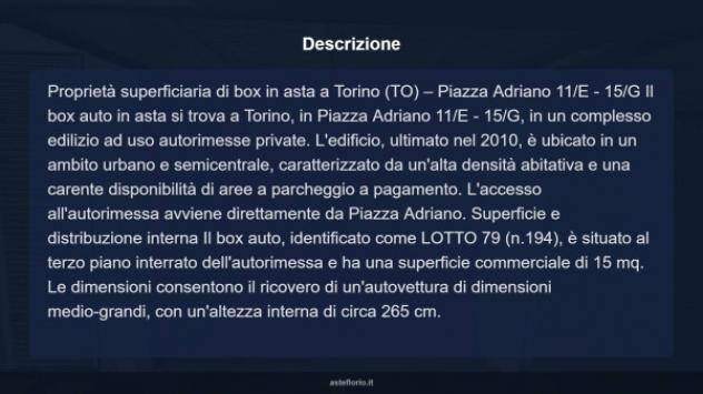 Immobile in asta di 15 m² in vendita a Torino - Foto 3