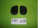 GOMMINI COPRIPEDALI FRENO E FRIZIONE FIAT 600 PRIMA SERIE FIAT 600D 600 FANALONA