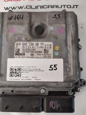 CENTRALINA MOTORE MERCEDES ML W164 3° Serie A6421502077 diesel 2987 (0511) - Foto 2